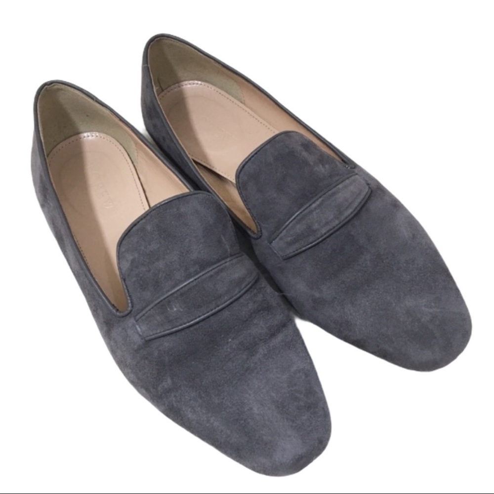 J Crew Georgie Gray Penny Loafers